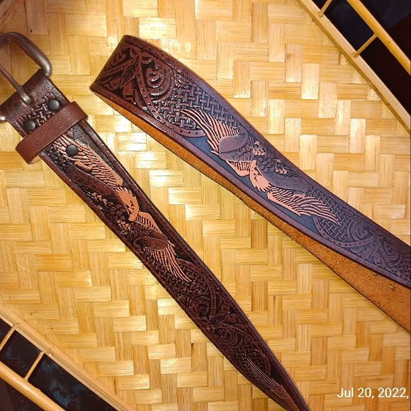 Vintage Leather belt - Picture 1 of 3